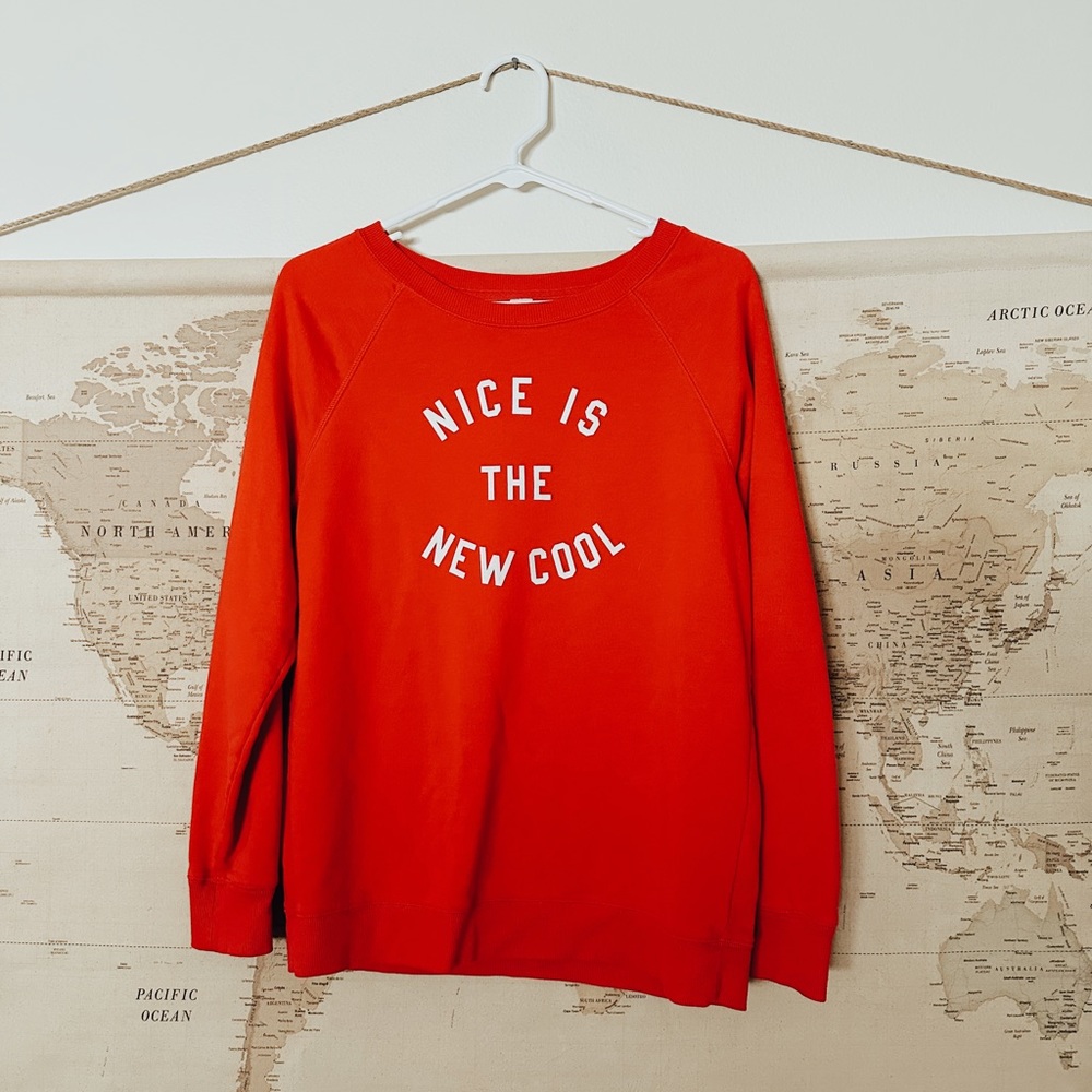 “Nice is the New Cool” crewneck